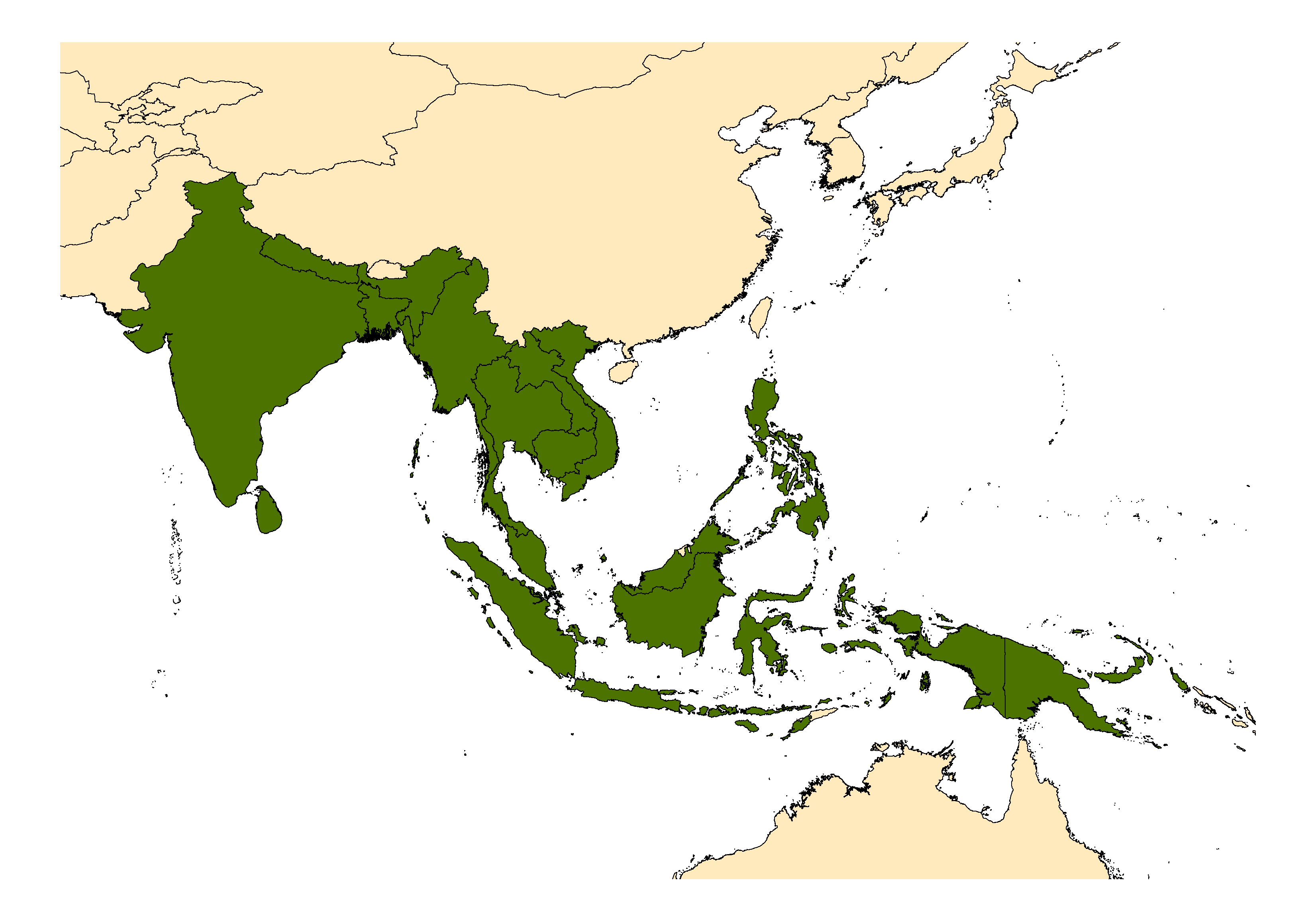Distribution map for <em>Mansonia indiana</em> Edwards, 1930